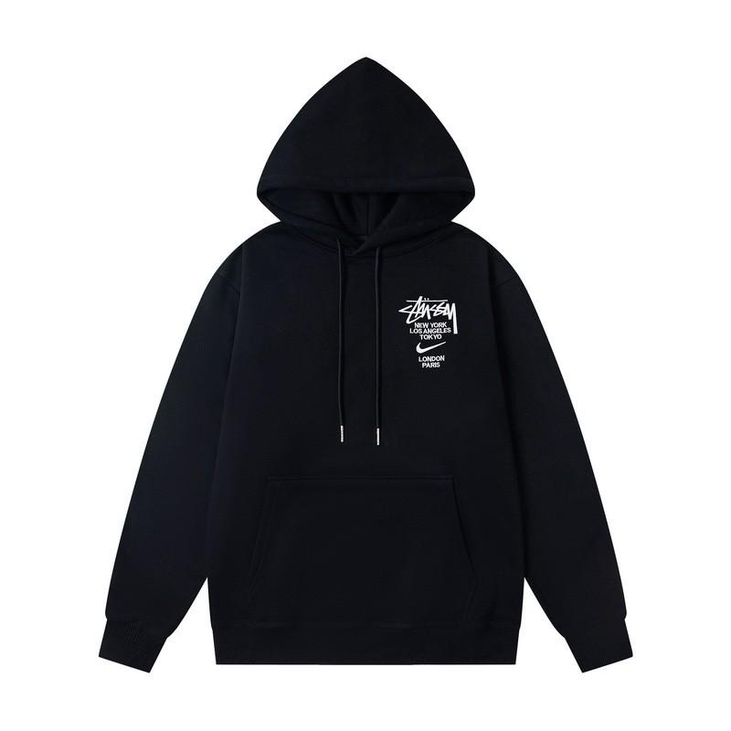 Unisex Oversized Cotton Sweatshirt With Minimalist Letter Embroidery Streetwear Style Fall Casual Top