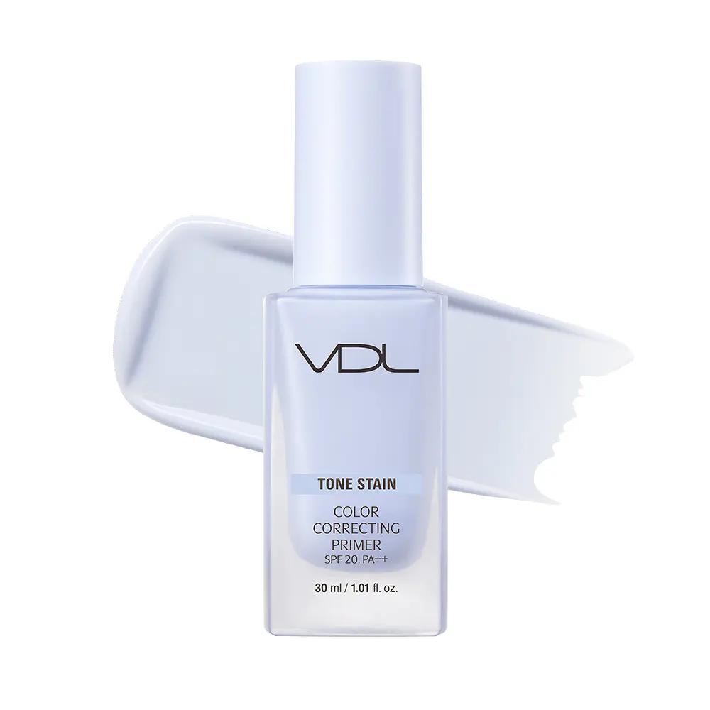 VDL Tone Stain Color Correcting Primer 30ml #03 Serenity – Blue Tone Makeup Base SPF20 PA++ for Bright, Even-Looking Skin