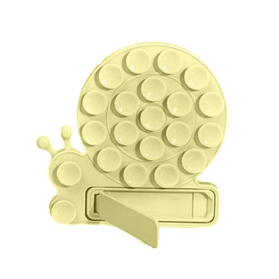 Держатель для мобильного телефона в форме улитки, присоска, подставка для телефона, силиконовая складная силиконовая подставка для вождения, фитнеса, приготовления пищи, душа