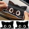 10pcs Peek-a-Boo PVC Decals Scratch Covering Funny Kitty Decals  Car Electric Motorcycle Stickers