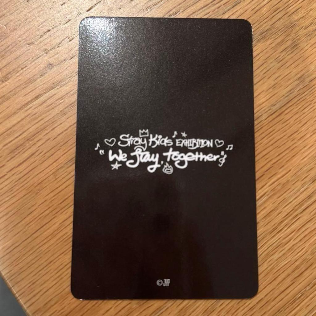 [USED] Stray Kids Exhibition Hyunjin Trading Card Purchase Bonus