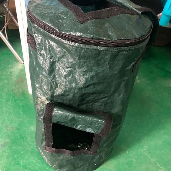 Garden Compost Bag Large Capacity Tear-Resistant Plastic Fertilizer Waste Sacks Speed Up Fermentation Easy Install Eco-Friendly Waterproof Yard