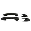 Для Fiat 500 2008-2023 Abarth 595 595C 2012-2023 695 2010-2023 Накладки на ручки дверей Автоаксессуары Наклейки Комплект отделки Дополнение