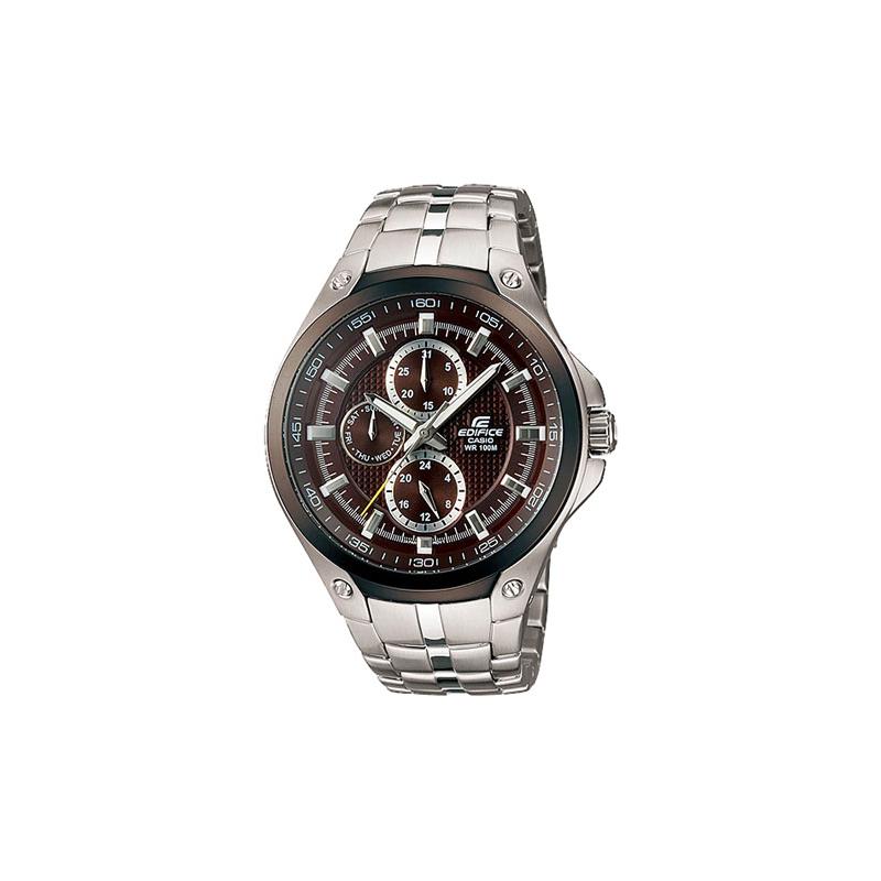 Casio Серия EDIFICE Классические Модные Часы с Черной Рамкой с IP-Покрытием Кварцевый Механизм Стальной Ремешок Японские и Корейские Часы Мужские Часы EF-326D-5AV