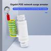 Сетевой грозозащита Gigabit PoE, Защита от перенапряжения для Gigabit-сетей RJ45, Уличная водонепроницаемая, Стабильное соединение