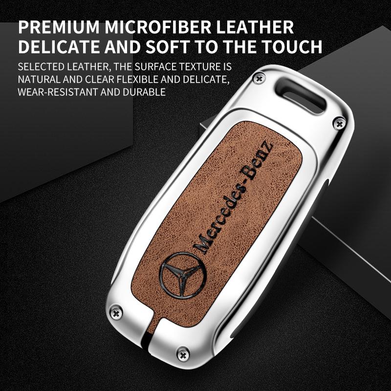 TVE4  For Mercedes Benz 2022 C S Class W206 W223 S350 C260 C300 S400 S450 S500 Zinc Alloy Car Key Case Cover Protector Shell Fob