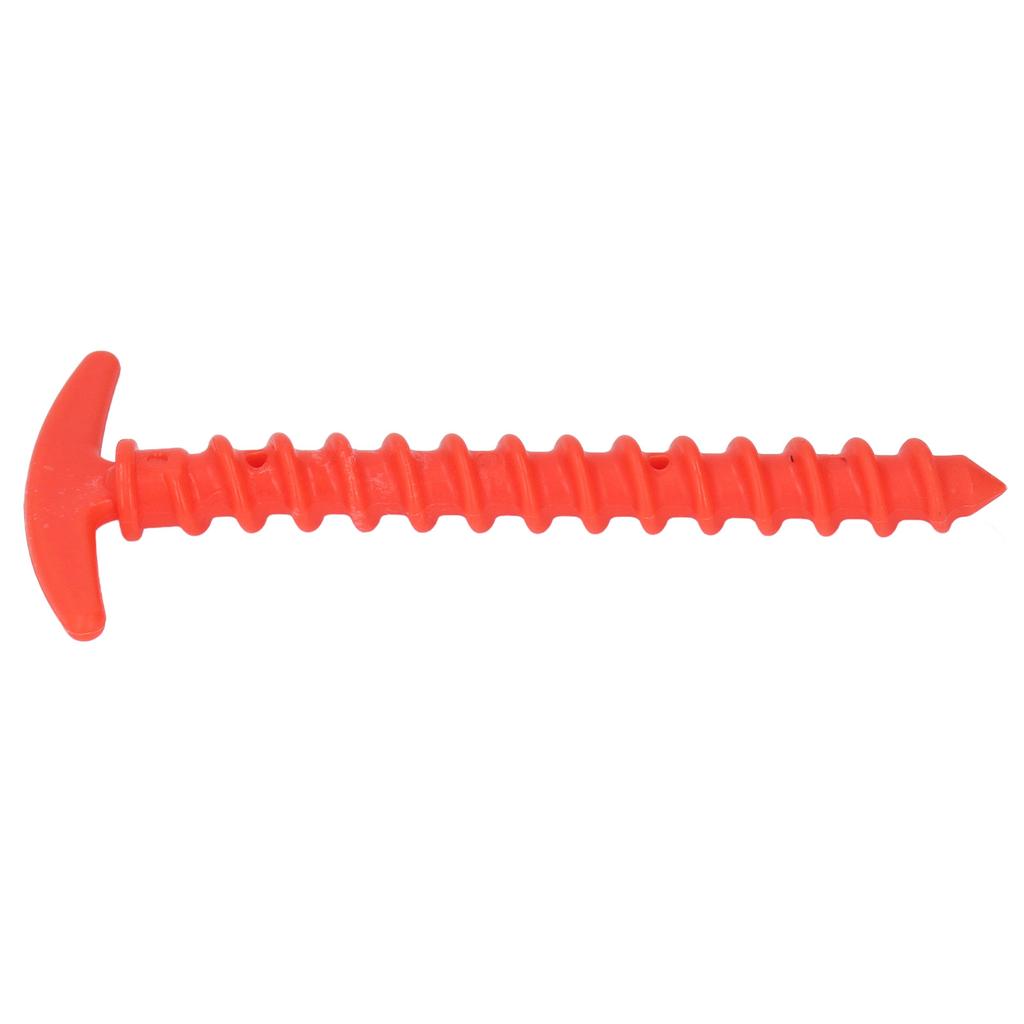 10 шт. Пластиковые колышки для палатки 5,7 дюйма Т-образной формы спиральные грунтовые колья анкеры колышки для брезентов навесов кемпинга пеших походов