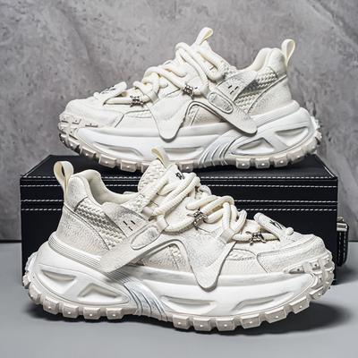 Ins catwalk студенческие кроссовки платформа завышенные дышащие папины кроссовки удобные беговые кроссовки осень