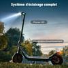Trottinette Électrique iScooter i9M 10'' Moteur 500W 36V7.5Ah Autonomie 30 km - APP - Charge 120 kg Pliable Noir Pour Tout