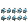 10Pcs Vivid Pattern Cloth Stickers Embroidered Design Embroidered Patches  For Clothes
