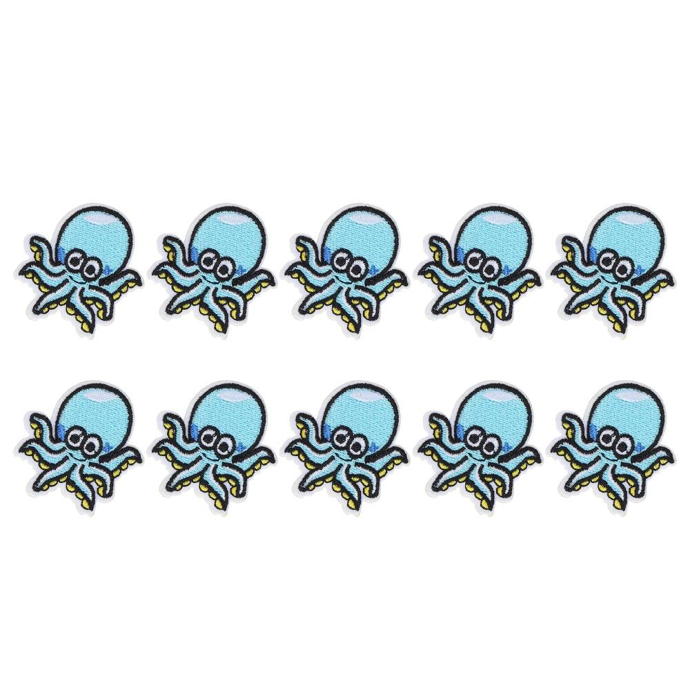 10Pcs Vivid Pattern Cloth Stickers Embroidered Design Embroidered Patches For Clothes