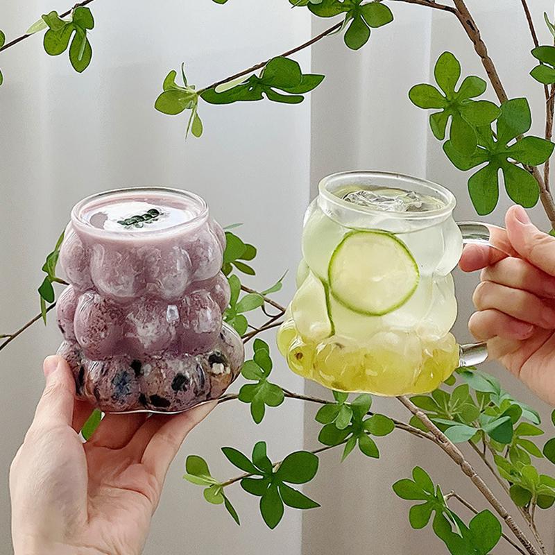 Холодные кофейные чашки Латте Кофейный стакан Сок Молоко Вода Чашка Прозрачная бутылка для воды Стаканы для напитков Кухонные принадлежности для стола