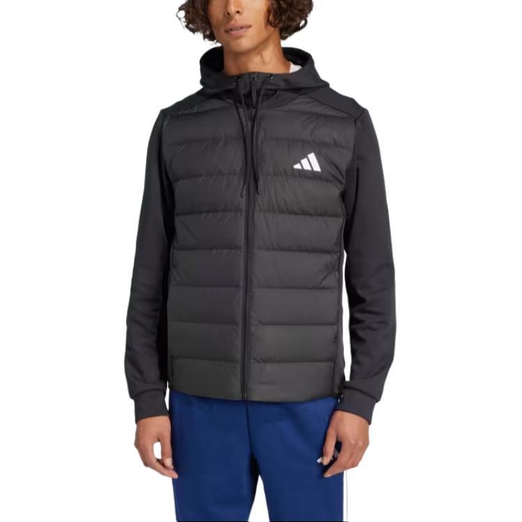 adidas Бесплатная доставка с AdiClub Essentials Гибридная пуховая куртка с капюшоном JD1036