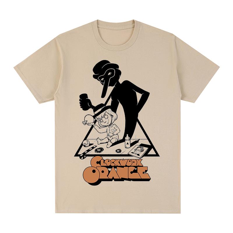 АпельсинClockwork Orange Тени Тьмы Футболка Хлопок Мужская Футболка Новая ТИШКА Футболка Женские Топы