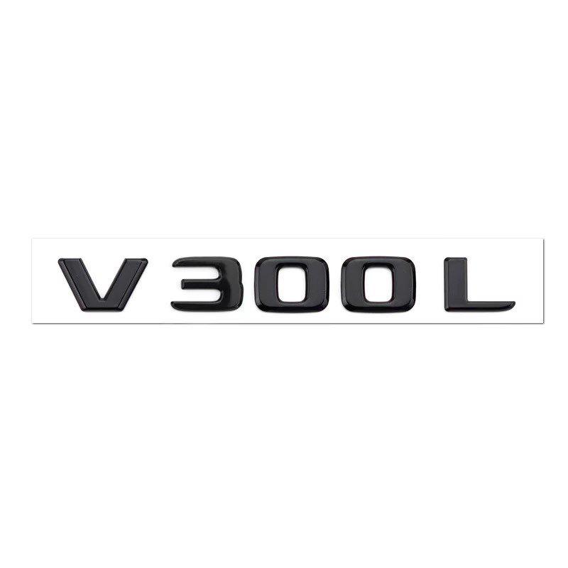 Letter Logo Stickers & Rear Badges for Mercedes-Benz V-Class, Vito, V260L, V300L