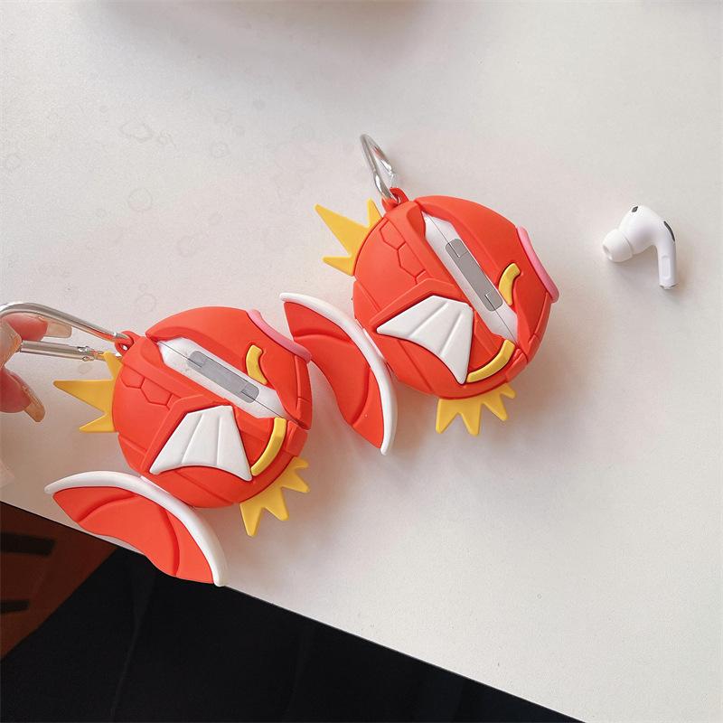 Чехол для Airpods 4 2024, защитный силиконовый чехол для наушников Pokemon Magikarp Fish Ball для Airpods 4/Чехол для Airpods Pro 2