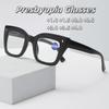 Fashionable Thick Frame Large Frame Presbyopia Glasses Trendy Rainbow Color Matching Glasses Anti Blue Light Spring Eyewear