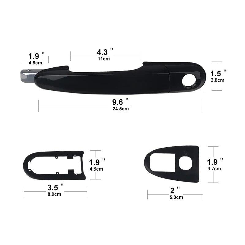 1 шт. для Hyundai Tucson 2004-2012 83660-2E000 внешняя ручка двери слева и; Правая дверная ручка, внешняя ручка автомобиля, чаша