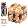 Christmas Stress Relief Fidget Cube Set Adults Kids Infinite Magic Cube Decompression Toy Spinning Cube Gift