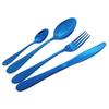6People Gold Cutlery Set Knife Fork Tea Spoon Tableware High Quality Stainless Steel Dinnerware Home Kitchen Flatware Silverware