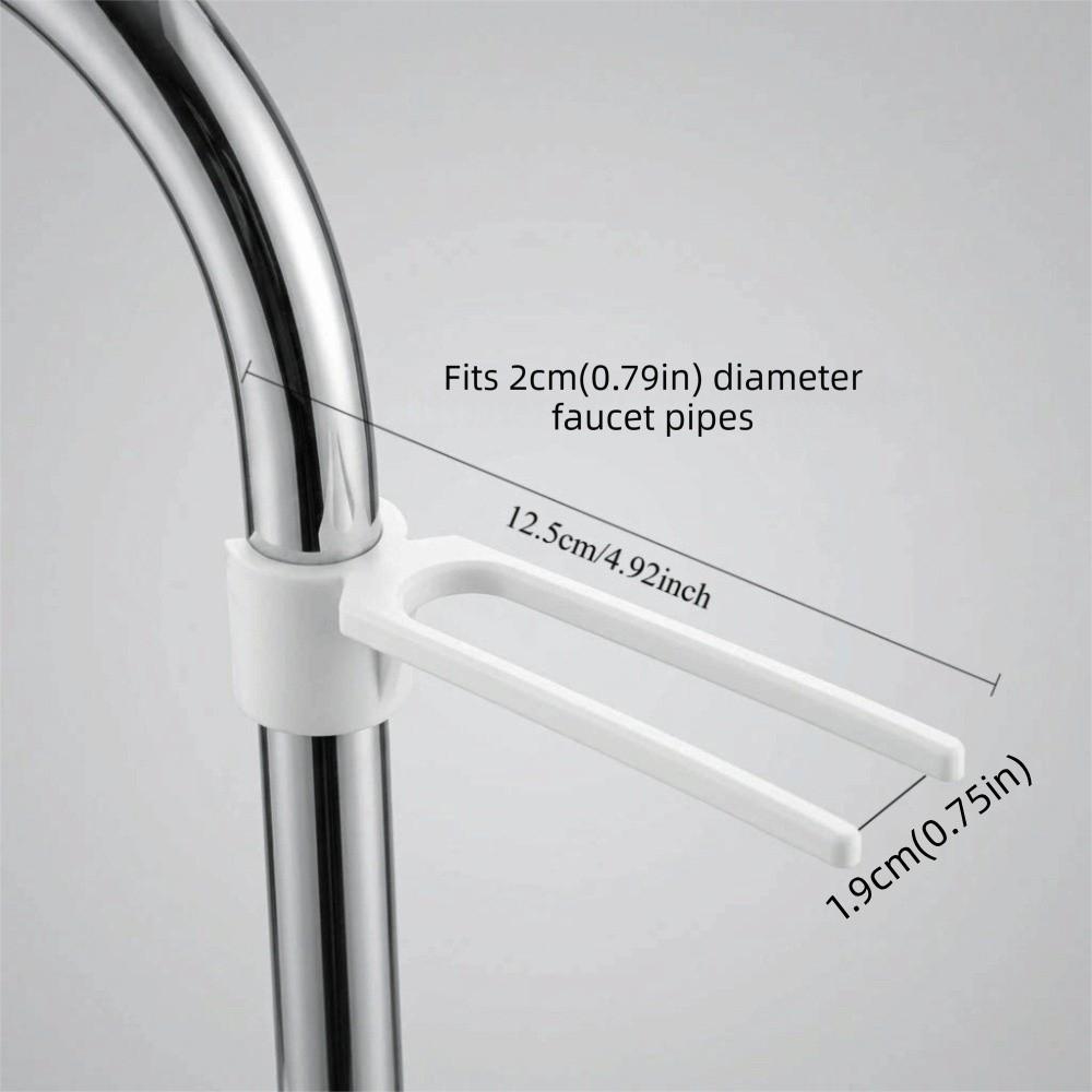 Adjustable Faucet Towel Rack No-Drill Kitchen Towel Rack Simpl Sink Cloth Hanger Home Kitchen