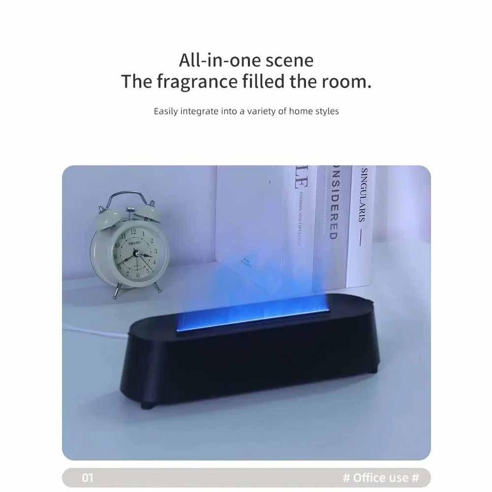 Ультразвуковой увлажнитель пламени Fogger, имитация камина, увлажнитель воздуха, диффузор аромата пламени для дома