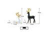 Nordic Resin Origami Elk Ornament for Living Room Decoration - Housewarming Gift