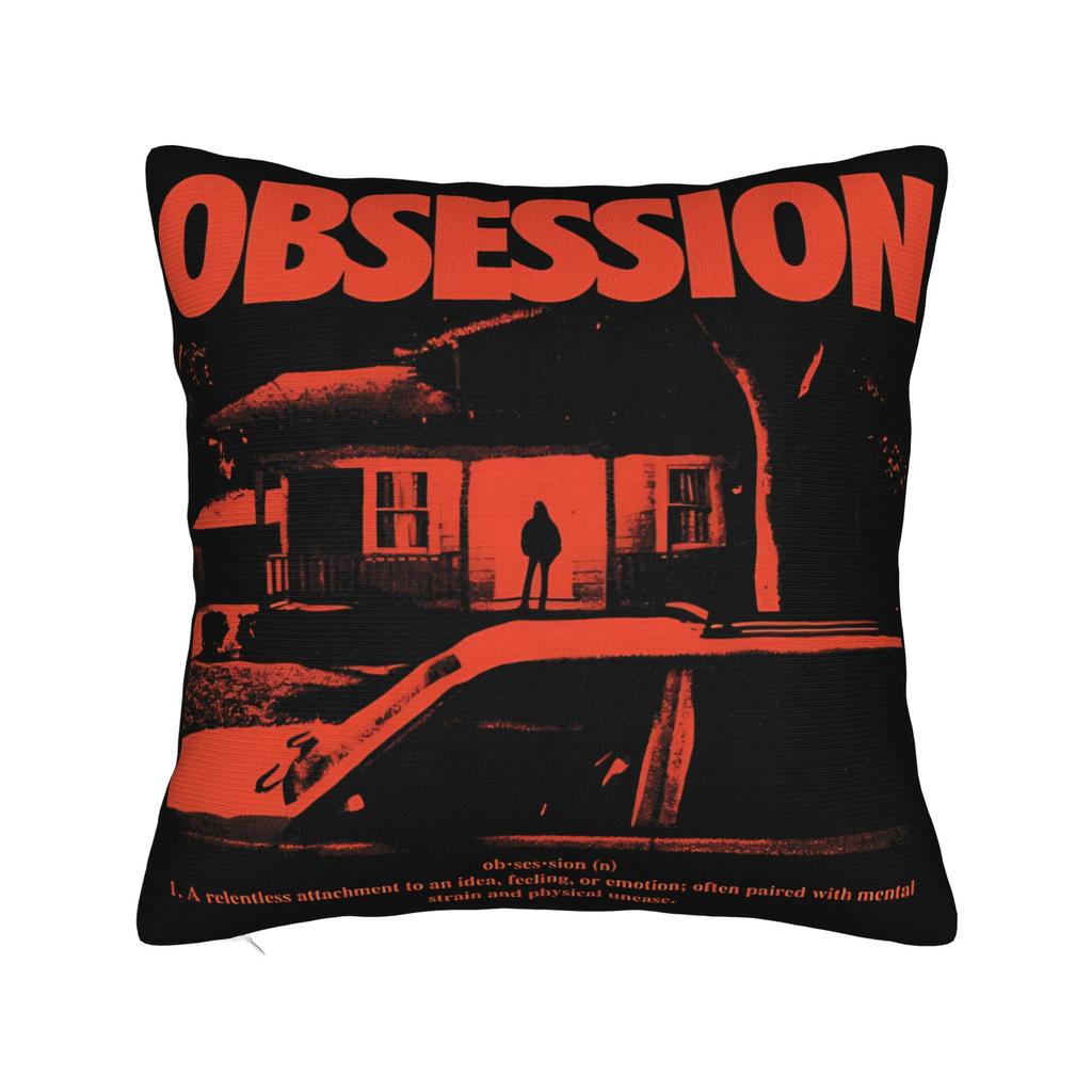 Декоративная наволочка Obsession 2026 Фильм ужасов Мерч для дома Подушка-плед Чехол на молнии Разные размеры