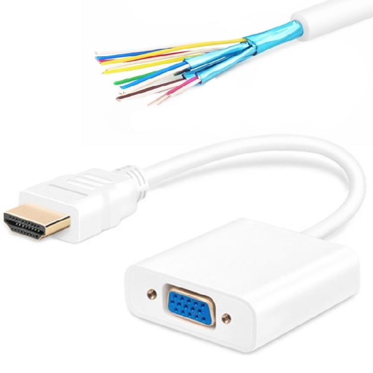 Портативный адаптер VGA поддерживает видеовыход 1080P для использования в различных условиях