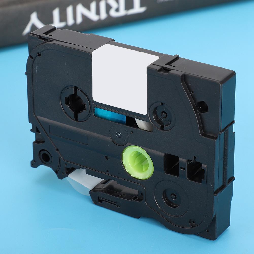 Thermal Printing Tape White‑on‑Green Background 12mm for / TZe Labeling Machine