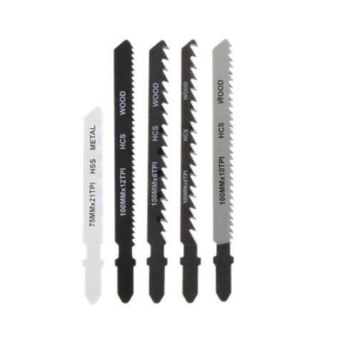 Lames pour scie sauteuse - Bosh - 10 Lames - Métal, Plastique, Bois - Compatible Hitachi, Aeg