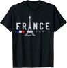 France Paris French Flag Eiffel Tower Unisex T-Shirt