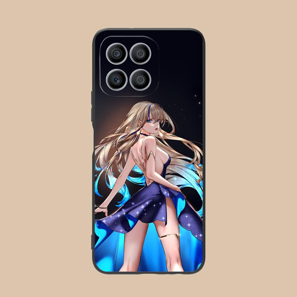 HSR Сервал Матовый ТПУ Чехол для Мобильного Телефона для Honor 90 80 70 60 50 30 20 10 9 8 7 Pro S SE Lite 5G Цветной Печатный Чехол