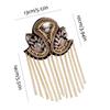 Rhinestone Fringe Shoulder Mark Brooch Shoulder Flash Jewelry Theatre Armband  Party