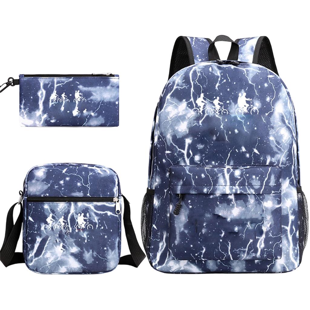 Three Piece Backpack Set, Student Backpack, Large Capacity Backpack