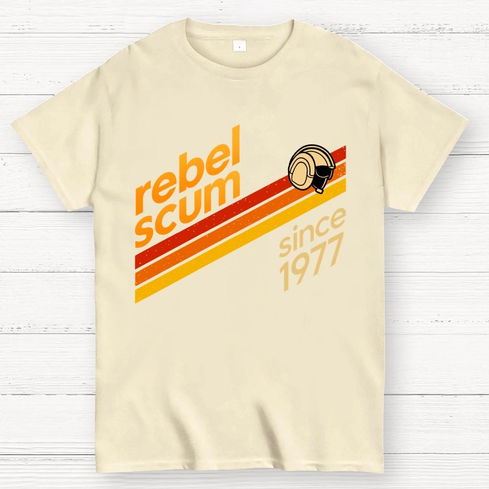 Vintage Scum Old School Scum Since 1977 Cotton Summer Casual Cool Loose T-Shirt