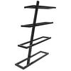 Wall Mounted Red Wine Bottle Holder Rack Storage Shelf for Household Kitchen Bar Decor4 Bottle