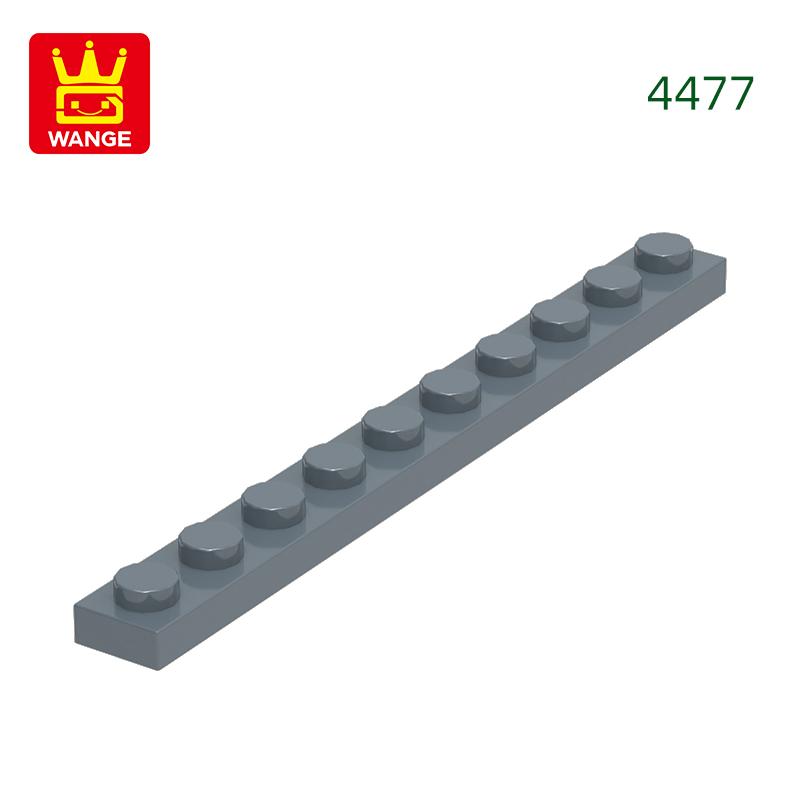 Нетоксичный 61 шт./лот 4477 1x10 Тонкий строительный блок Аксессуары Moc Совместимый с Кирпичами Детские игрушки Подарочная коробка