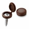 200pcs M5 Size Hinged Screw Caps Hinged Flip Cover Self Tapping Screw Caps Screw Cap Covers  Closet