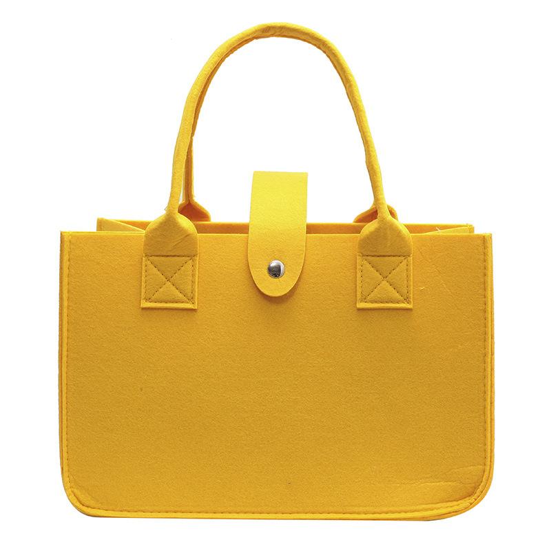 Универсальная чистая версия портативной фетровой сумки для свадебного сувенира, походная сумка для покупок большой вместимости