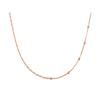 Ball Hedge Silver Pink Necklace Tnssvp11766M