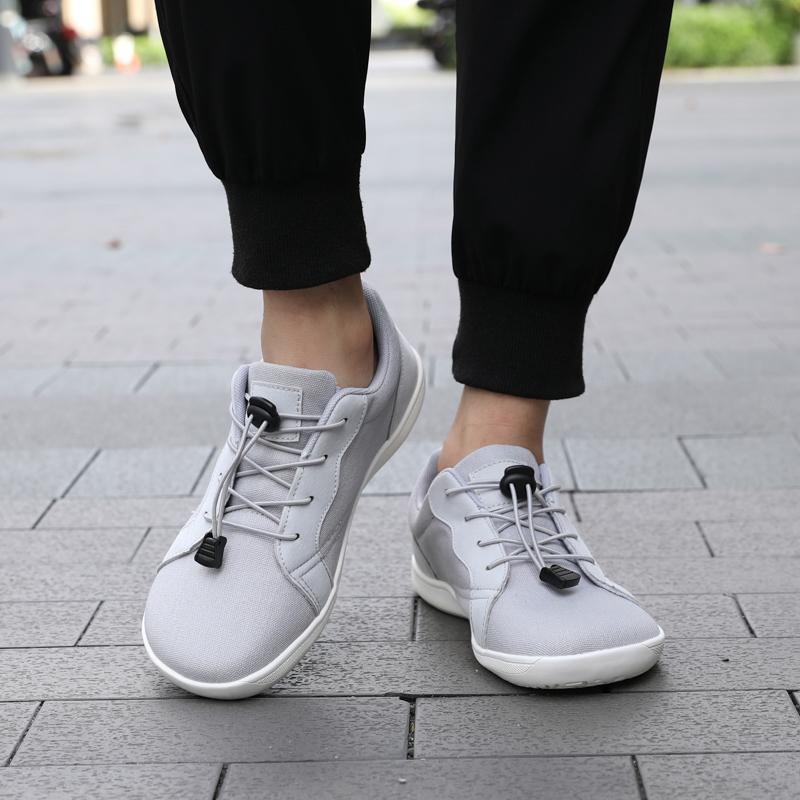 Мужские повседневные туфли на плоской подошве с широкими ладонями для вождения, женские ортопедические туфли, белые туфли для йоги и фитнеса, большой размер