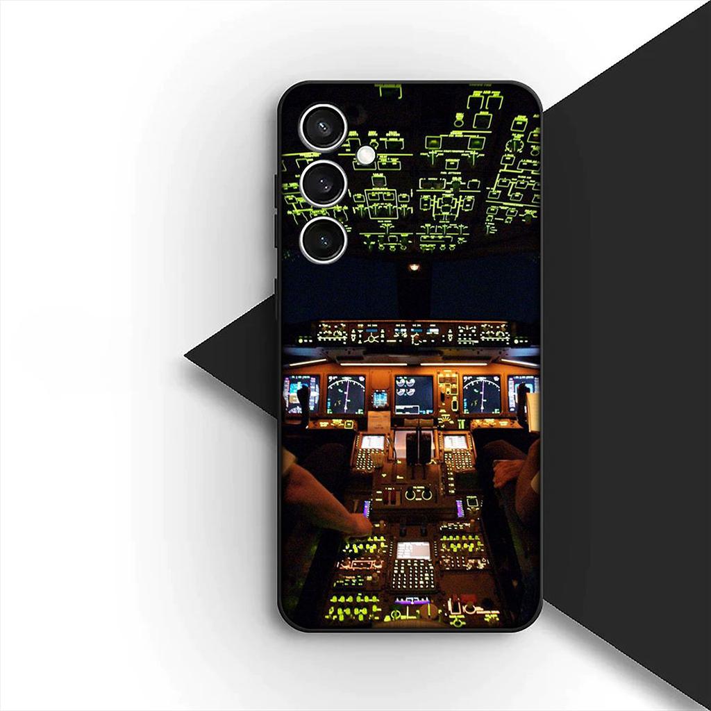 Cover for OPPO A80 A18 A16 A40 A17 A15 A38 A78 A79 A54 A57 A12 A60 5G 4G Phone Case Aircraft Travel Airplane Pilot Epaulette