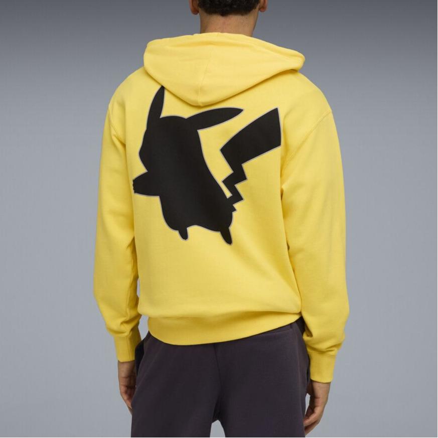 Puma × Уютная толстовка с графическим принтом Pokemon, удобная толстовка с длинным рукавом, унисекс-толстовки 634915-80