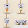 Plush Mouse Cheese Keychain Soft Stuffed Animal Toy Bag Charm Gift Kids For