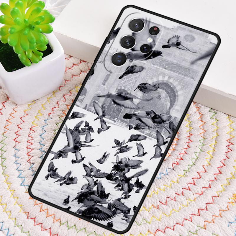 Коллаж из голубей TPU Чехол для телефона для Samsung Galaxy note 10 pro S26 S25 S24 S23 S22 Ultra Plus S21 FE S20 Ударопрочный чехол