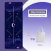 Zebian 1,5 мм замшевый дорожный коврик для йоги
