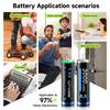 CITYORK 1.5V AA AAA Li-ion Аккумулятор 1.5V AA+AAA Перезаряжаемый Аккумулятор AA AAA Элементы С Кейсом для Батареек на 8 Слотов