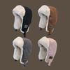 Hat Men Women Winter Padded Thickened Warm Electric Car Outdoor Cycling Ear Protection Windproof Cold Russian Cap Hot