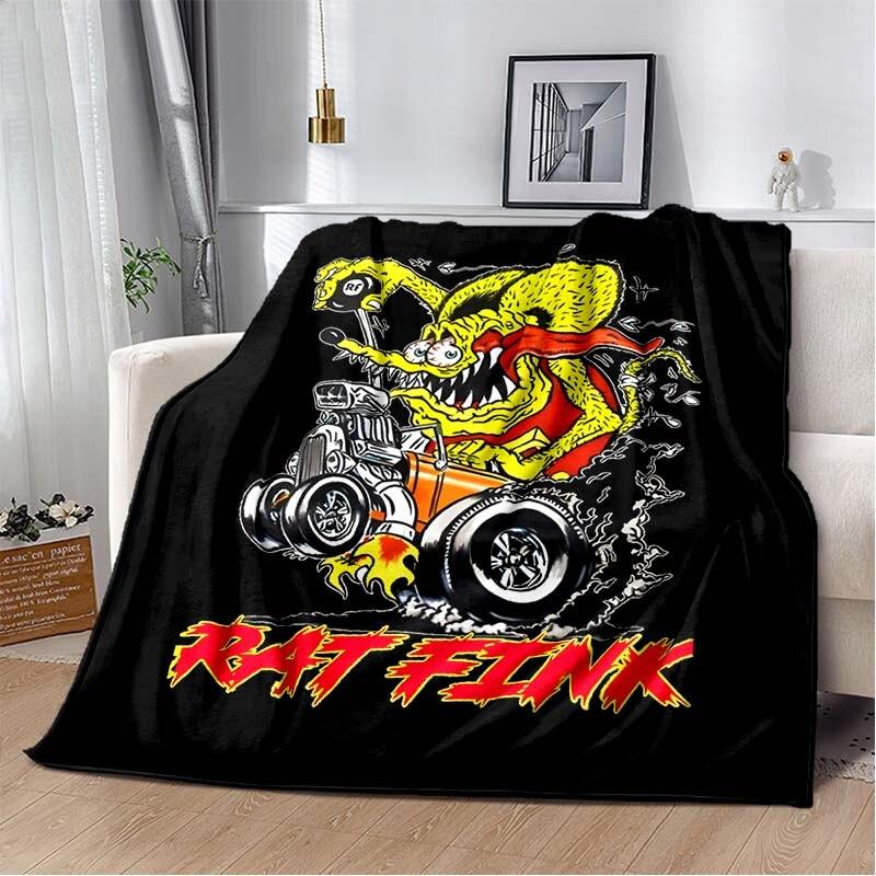 Одеяло с рисунком крысы Финка, пододеяльник для дивана, дорожное постельное белье, фланелевое одеяло, покрывало, одеяло для пикника
